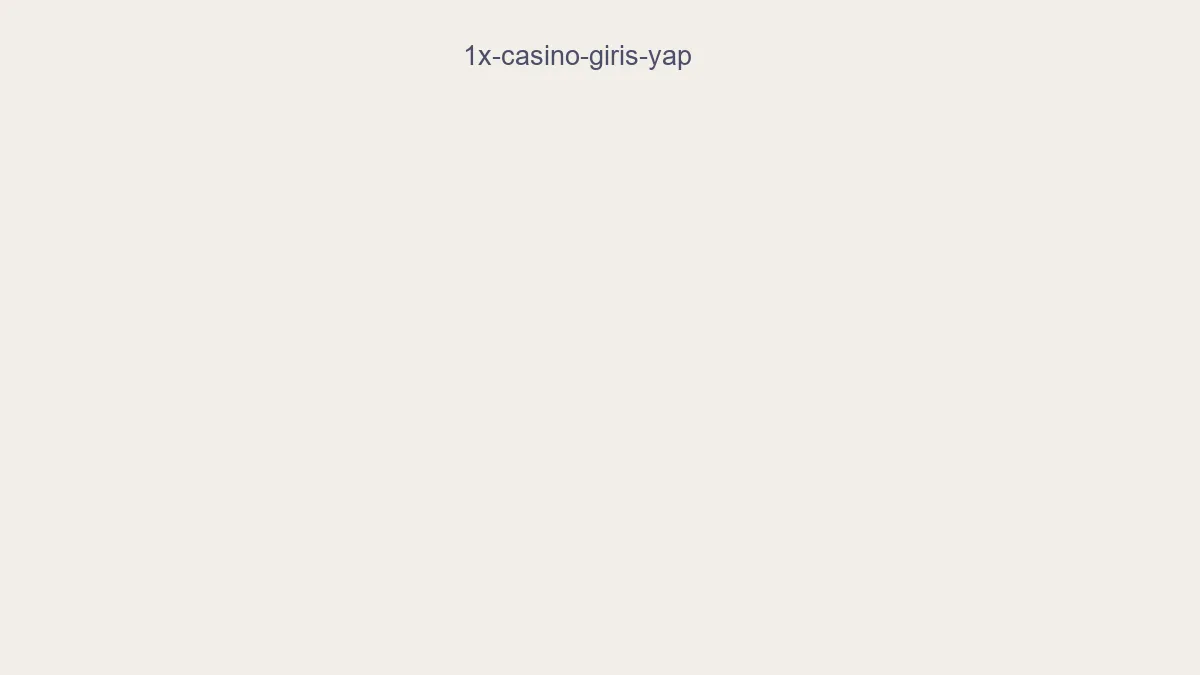 1X Casino Giriş Yap