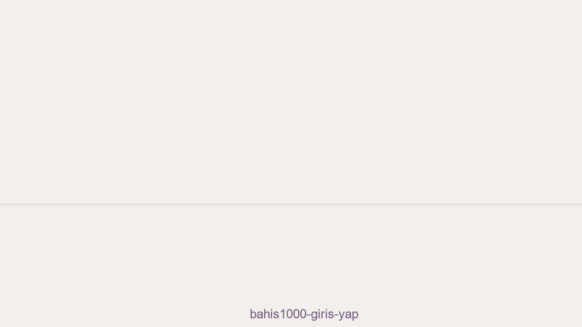 Bahis1000 Giriş Yap