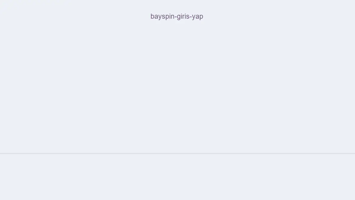 Bayspin Giriş Yap