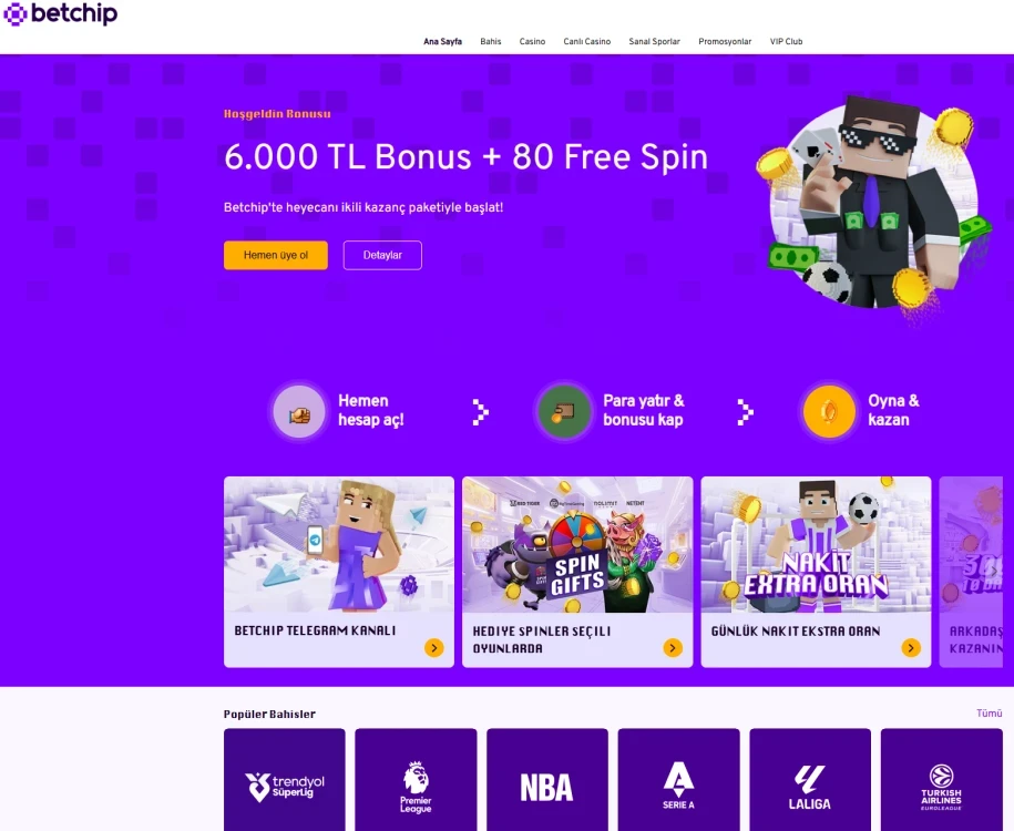 Betchip Giriş Yap