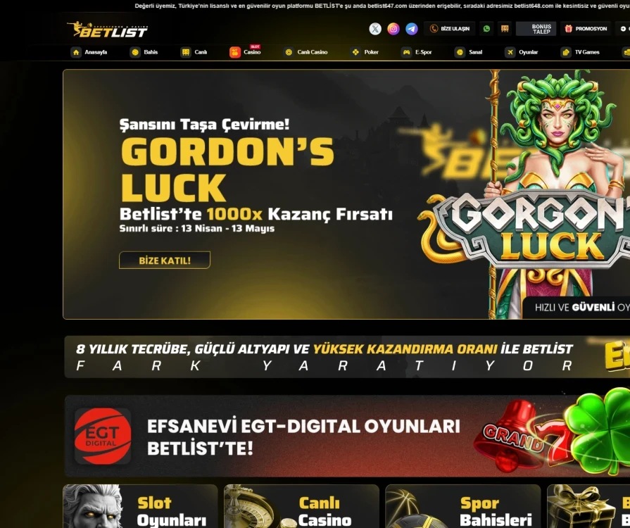 Betlist Giriş Yap