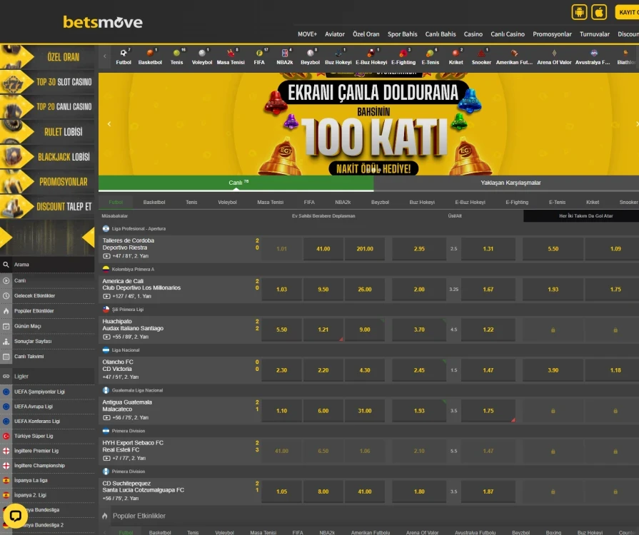 Betsmove Giriş Yap