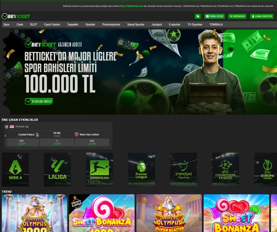 Betticket Giriş Yap