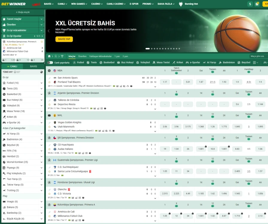 Betwinner Giriş Yap