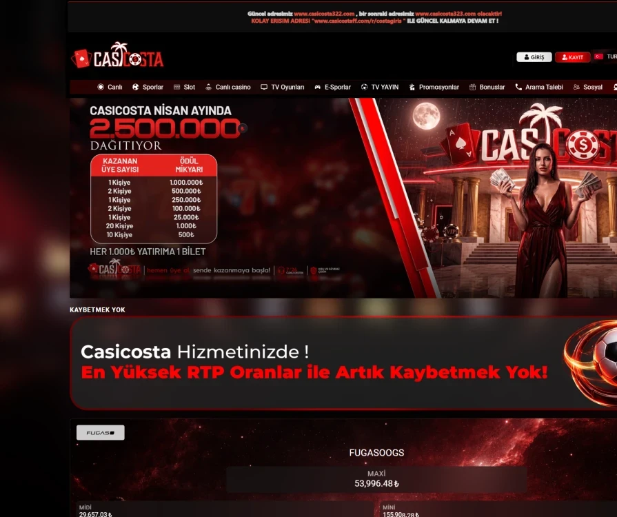Casicosta Giriş Yap