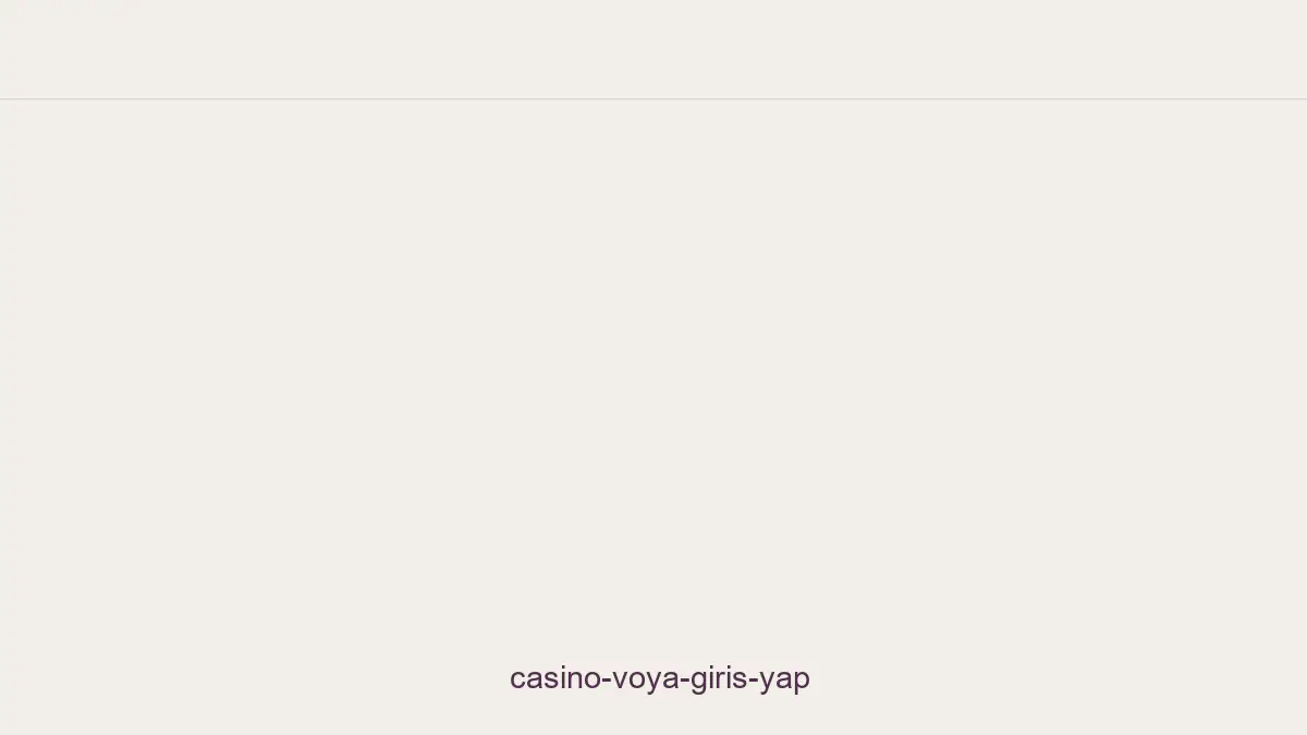 Casino Voya Giriş Yap