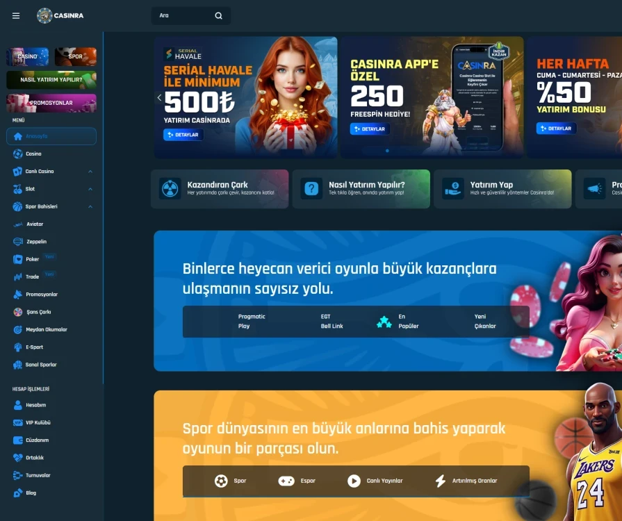 Casinra Giriş Yap