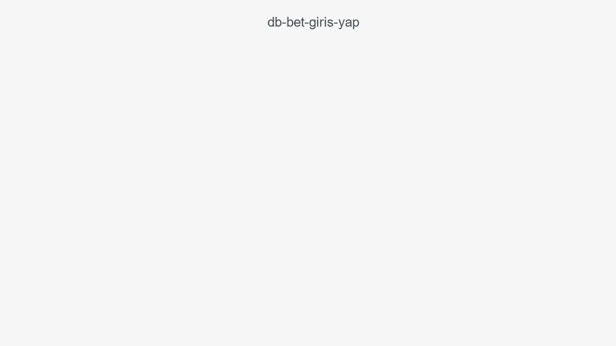 DB Bet Giriş Yap