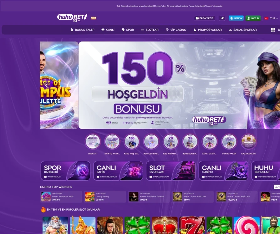 Huhubet Giriş Yap
