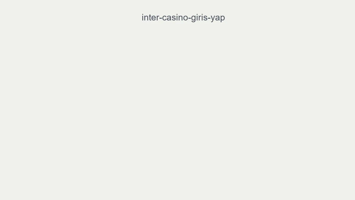 Inter Casino Giriş Yap