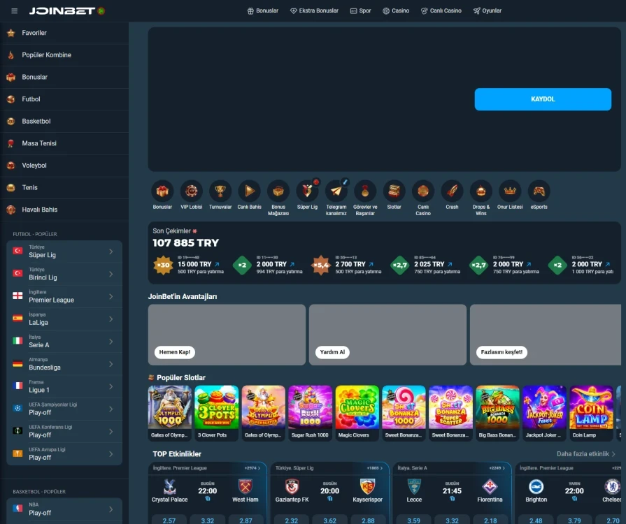 Joinbet Giriş Yap