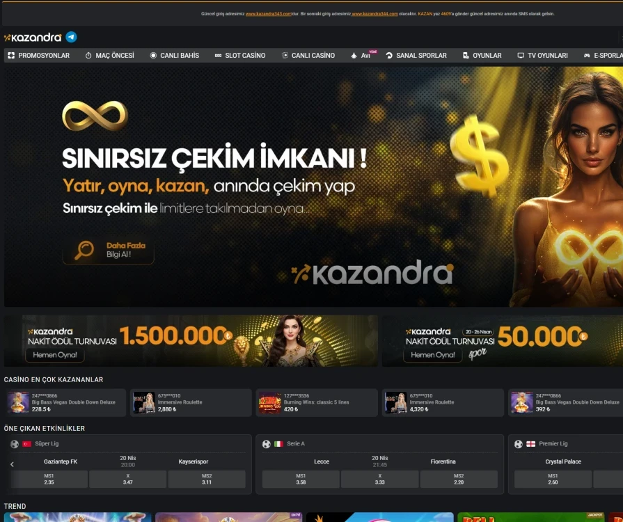 Kazandra Giriş Yap