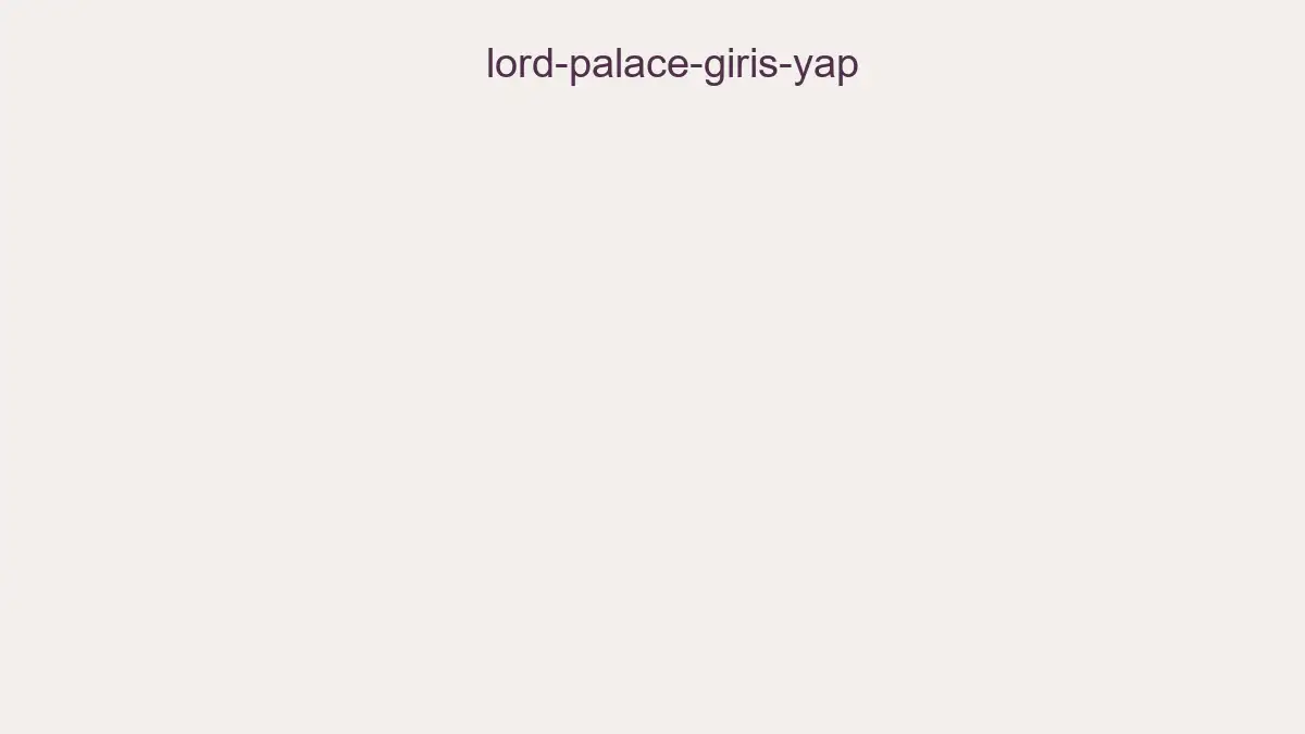 Lord Palace Giriş Yap
