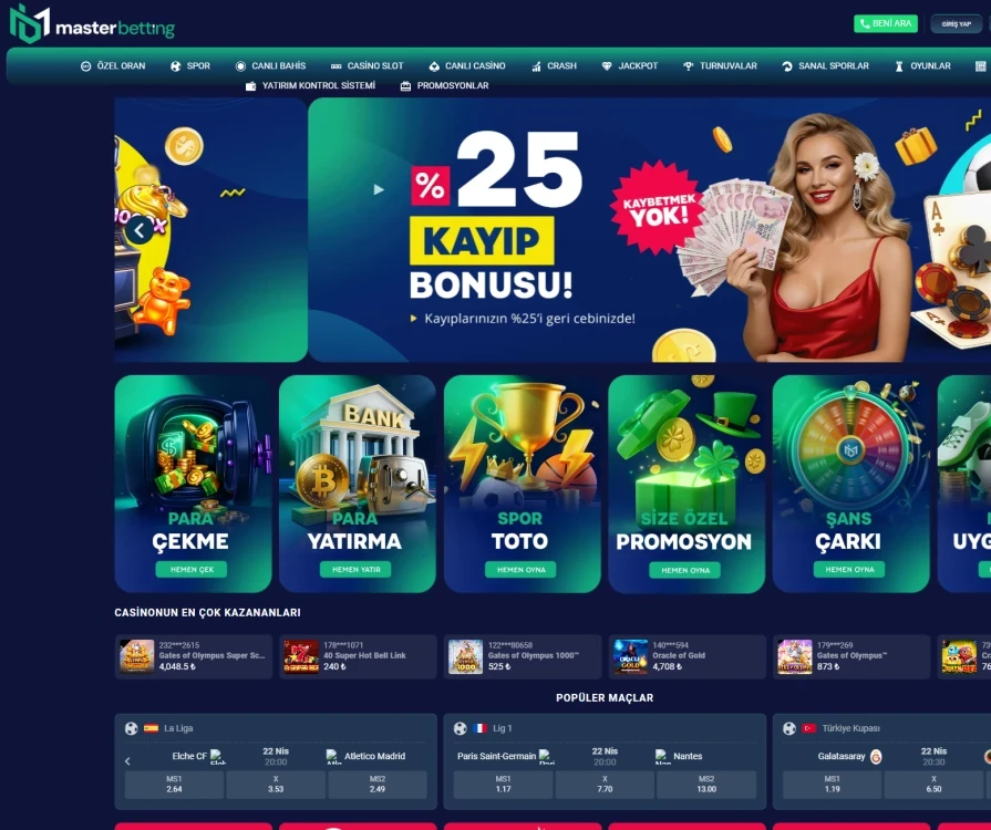 Masterbetting Giriş Yap