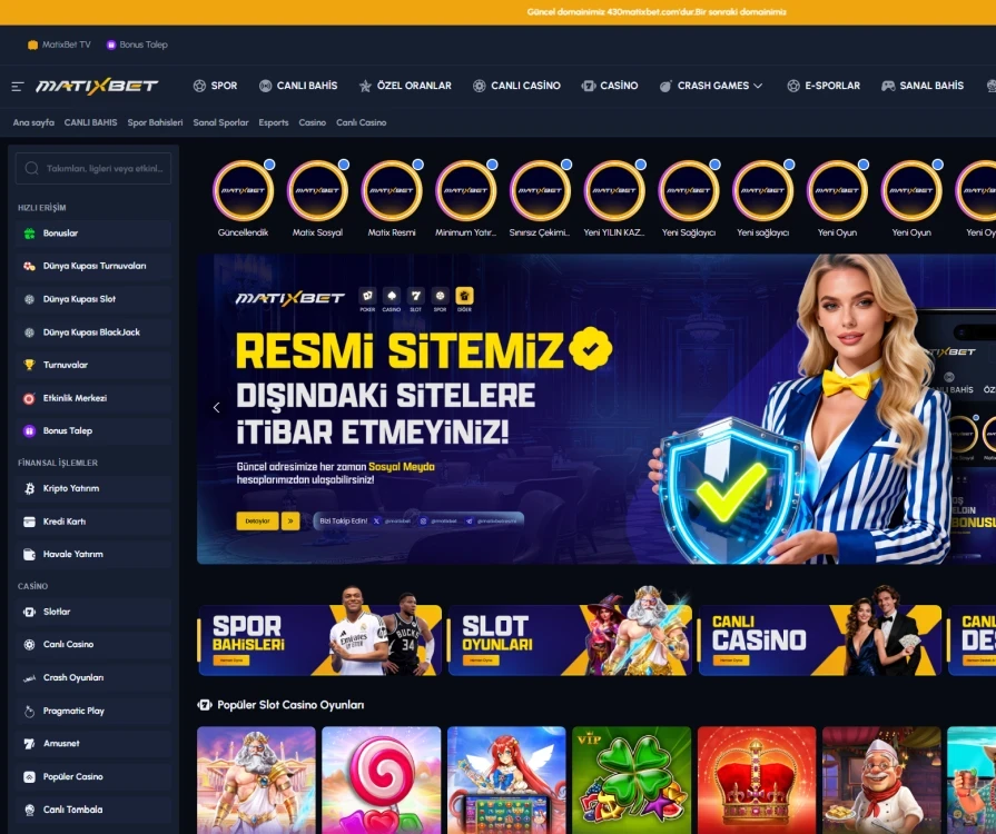 MatixBet Giriş Yap