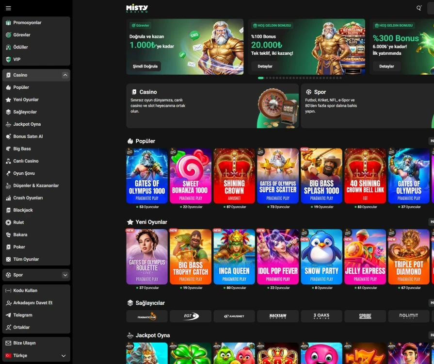 MistyCasino Giriş Yap
