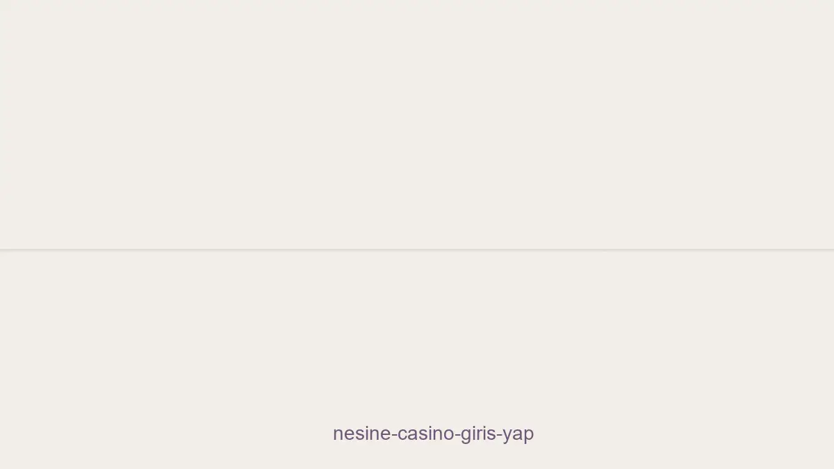 Nesine Casino Giriş Yap