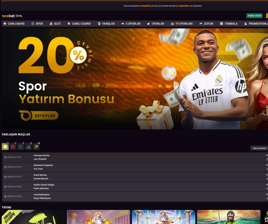 Onsbet Giriş Yap