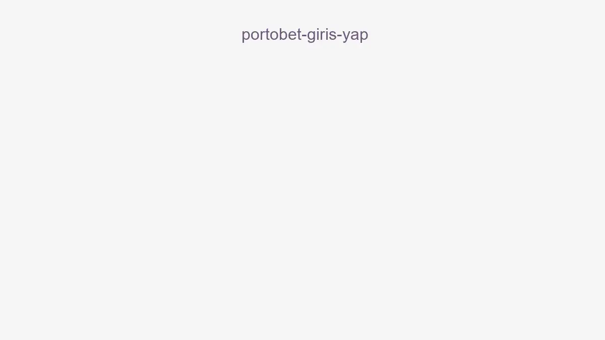 Portobet Giriş Yap