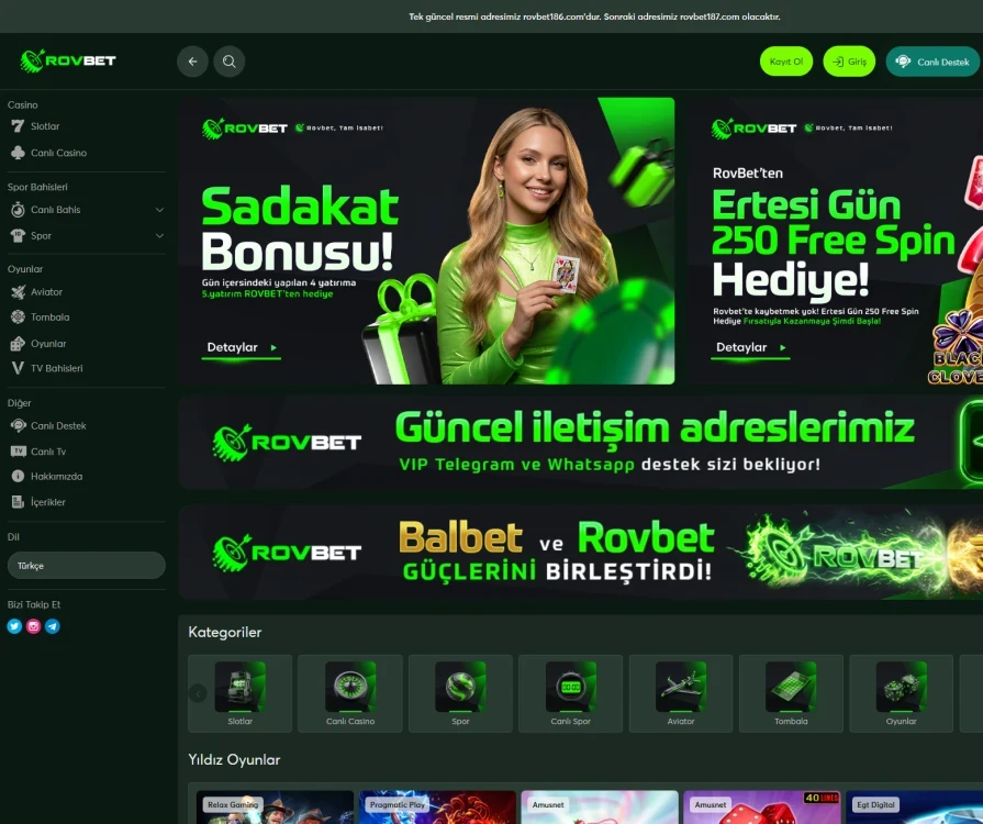 Rovbet Giriş Yap