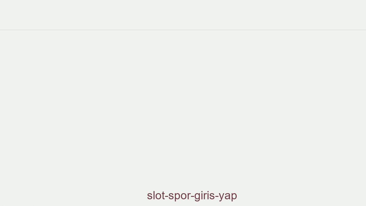 Slot Spor Giriş Yap