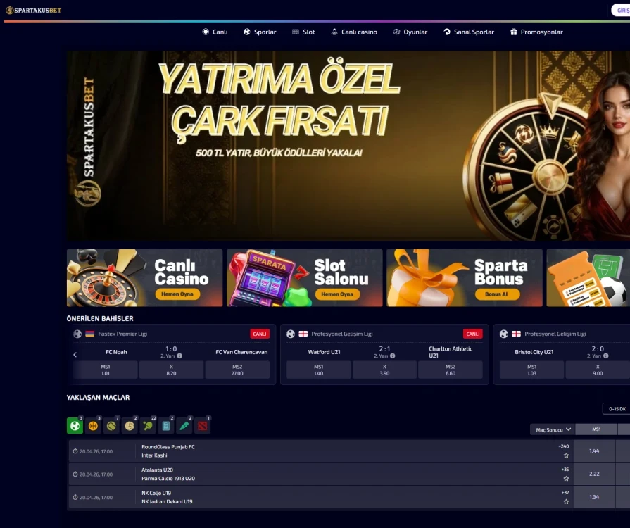 Spartakusbet Giriş Yap