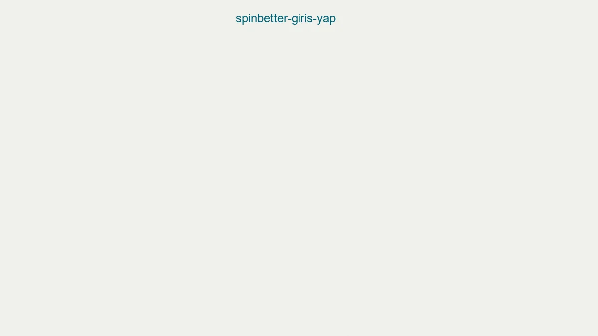 SpinBetter Giriş Yap