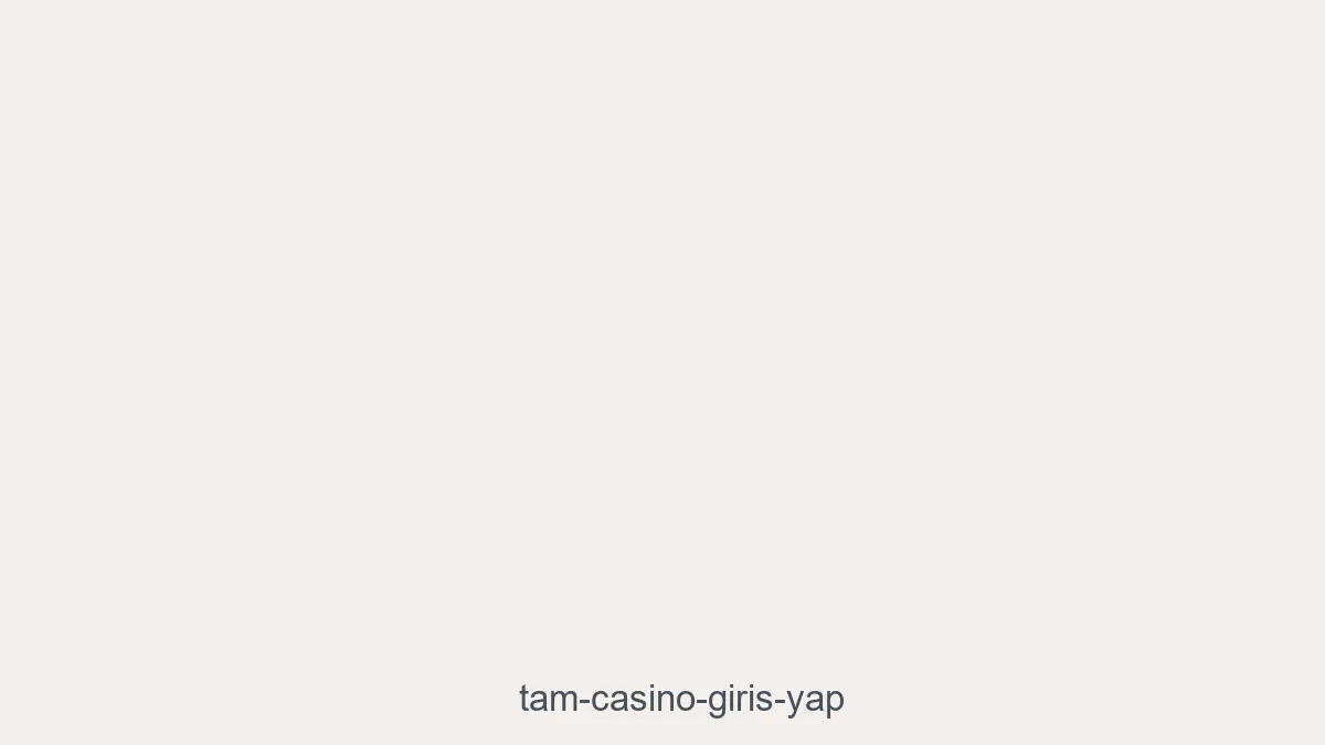 Tam Casino Giriş Yap
