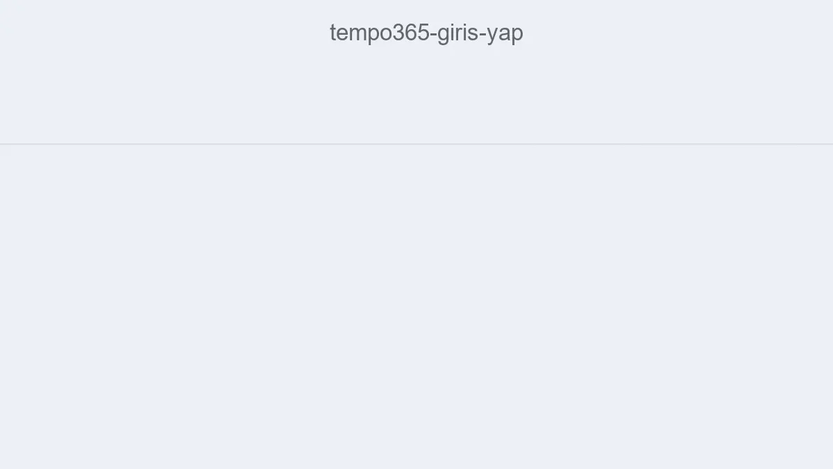 Tempo365 Giriş Yap