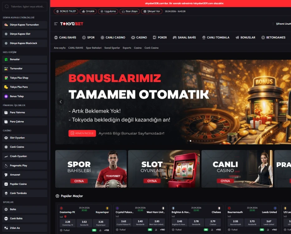 Tokyobet Giriş Yap