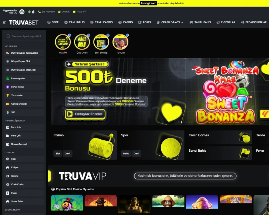 Truvabet Giriş Yap