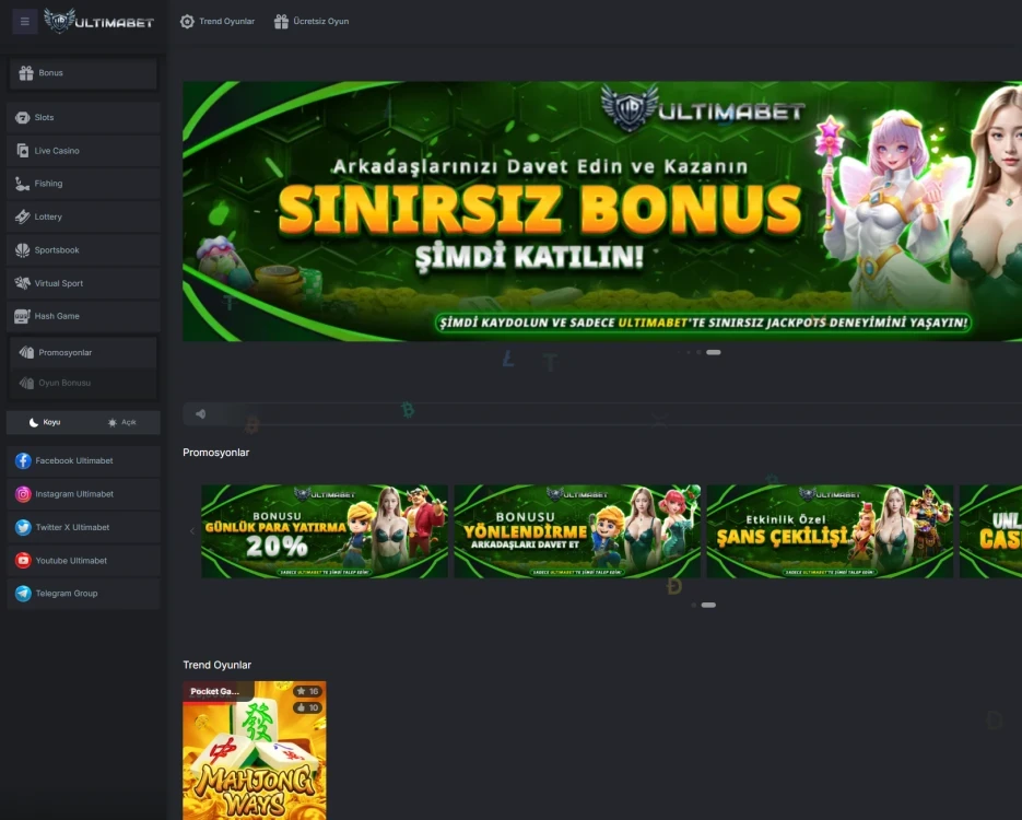 Ultimabet Giriş Yap
