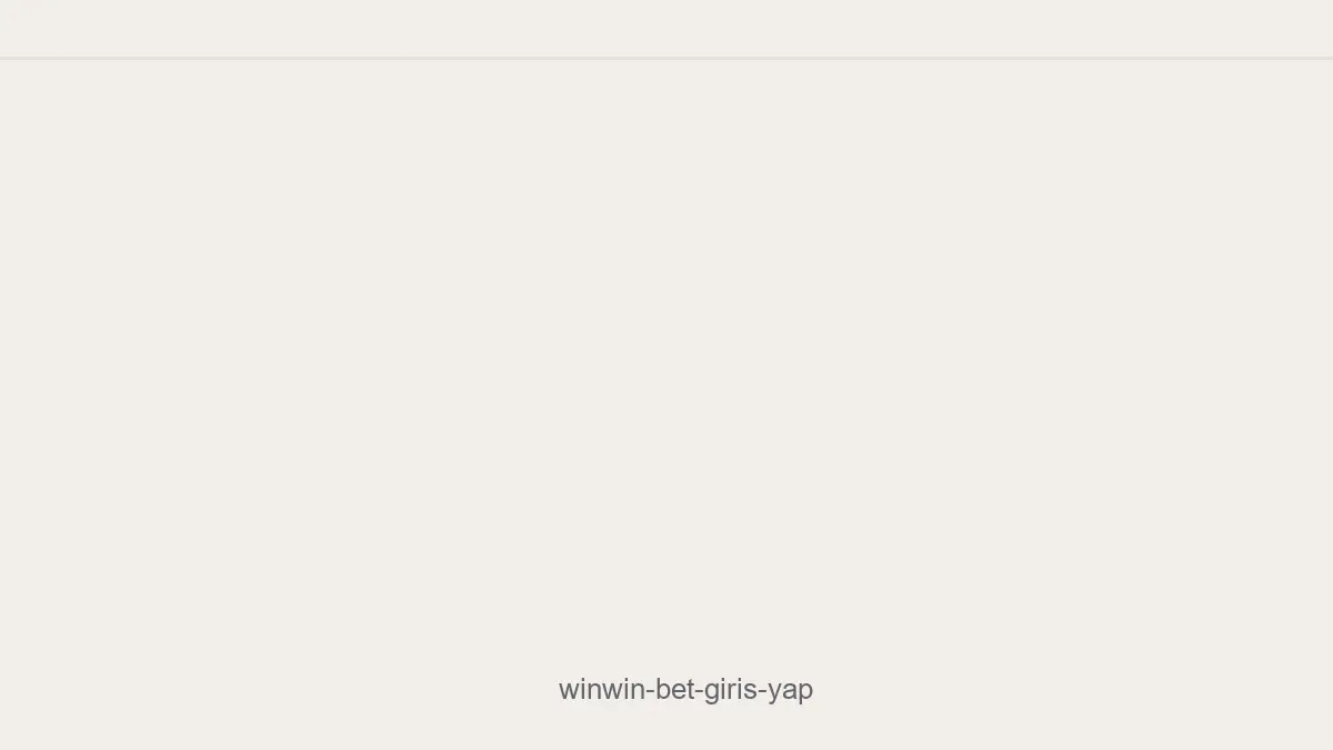 WinWin Bet Giriş Yap